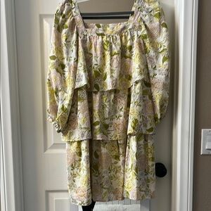 Floral Puff Sleeve Dress